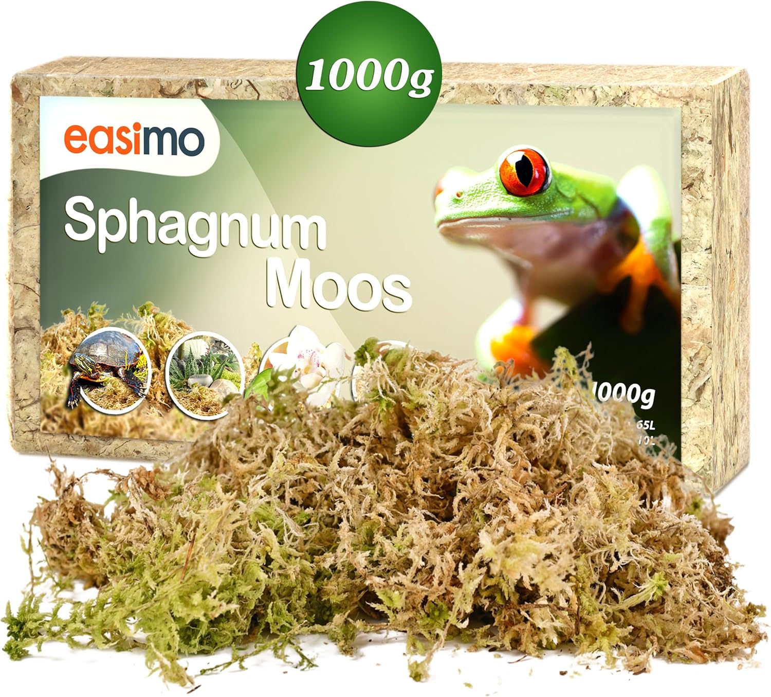 Torfmoos für Pflanzen und Terrarien, 1 kg, Moos für Orchideen, Terrarien und andere Zimmerpflanzen, lebendes Torfmoos Torfmoos für Pflanzen und Terrarien, 1 kg, Moos für Orchideen, Terrarien und andere Zimmerpflanzen, lebendes Torfmoos