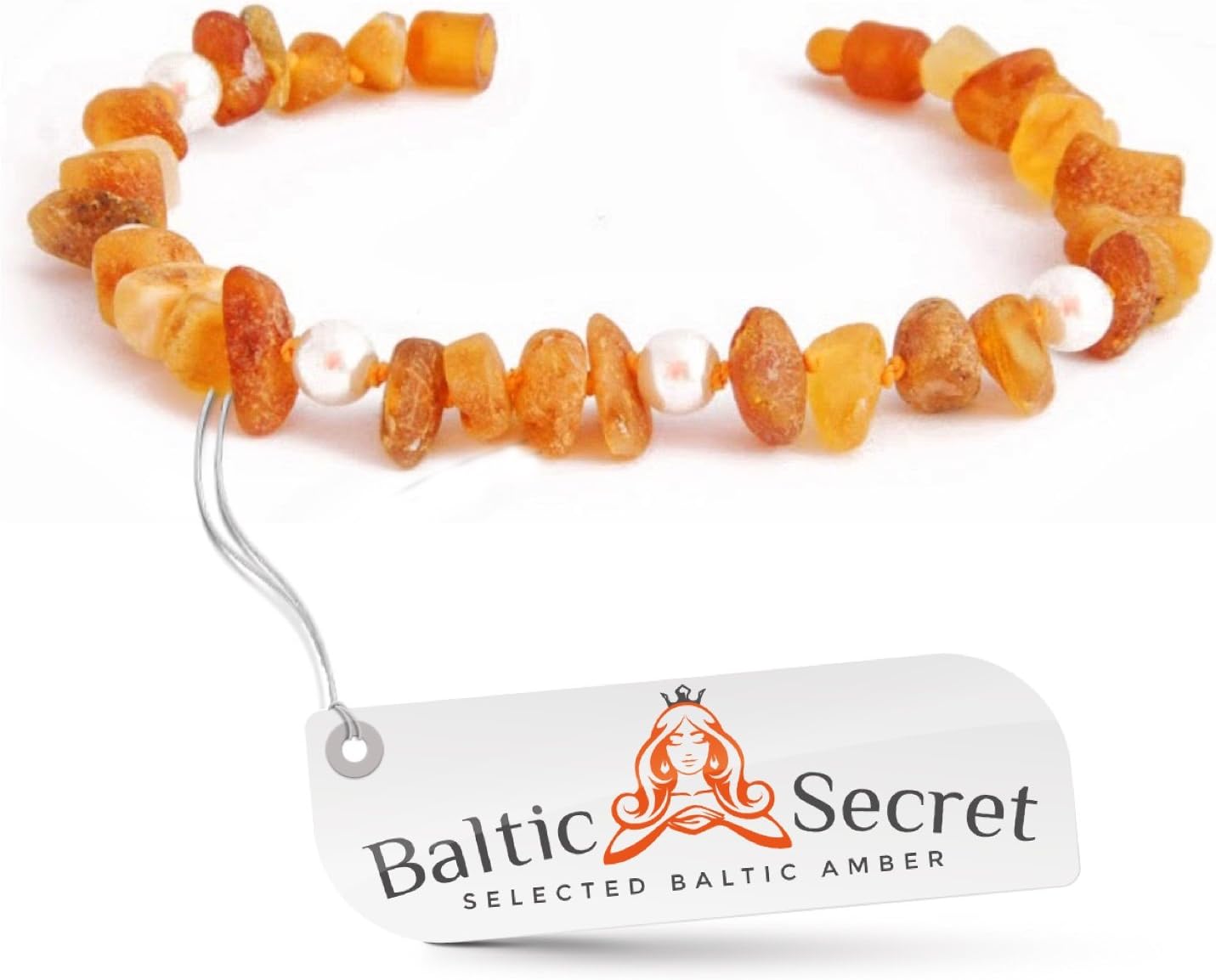 REMIUM-Halsbänder aus baltischem Bernstein für Hunde und Katzen / 100 % echter roher baltischer Bernstein / Die Art und Weise der Natur, Ihren vierbeinigen Freund zu schützen / Größenoptionen von 20 cm bis 60 cm / MLTpW26