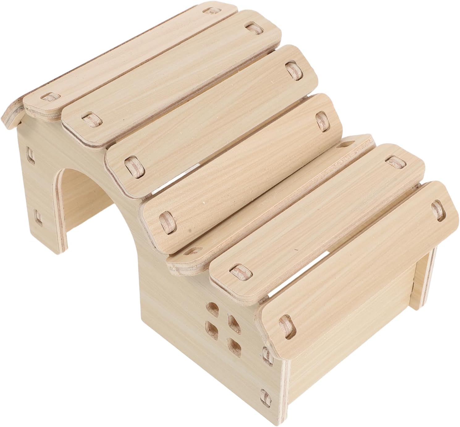 Kisangel Hamster Holzhaus Versteck aus Naturholz Kippsicheres Nagerhaus für Hamster und Zwerghamster Zubehör für Käfig mit Einfachem Aufbau und Pflegeleichtem Design Kisangel Hamster Holzhaus Versteck aus Naturholz Kippsicheres Nagerhaus für Hamster und Zwerghamster Zubehör für Käfig mit Einfachem Aufbau und Pflegeleichtem Design