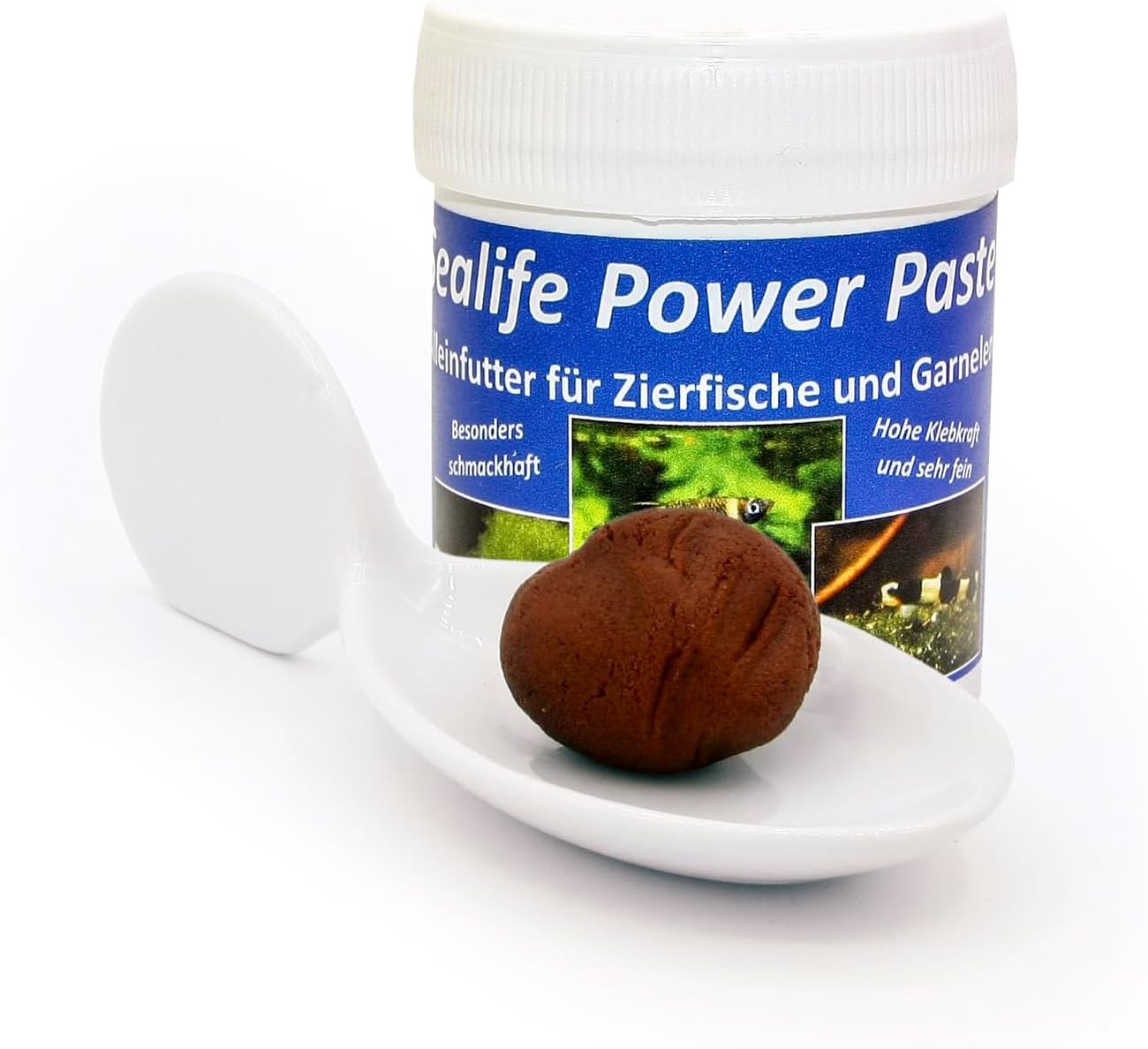 Sealife Power Paste – Futterpaste – Futter für Fische und Garnelen – Vollwertiger Ersatz für Artemia Nauplien als Futter, 70 g Sealife Power Paste – Futterpaste – Futter für Fische und Garnelen – Vollwertiger Ersatz für Artemia Nauplien als Futter, 70 g