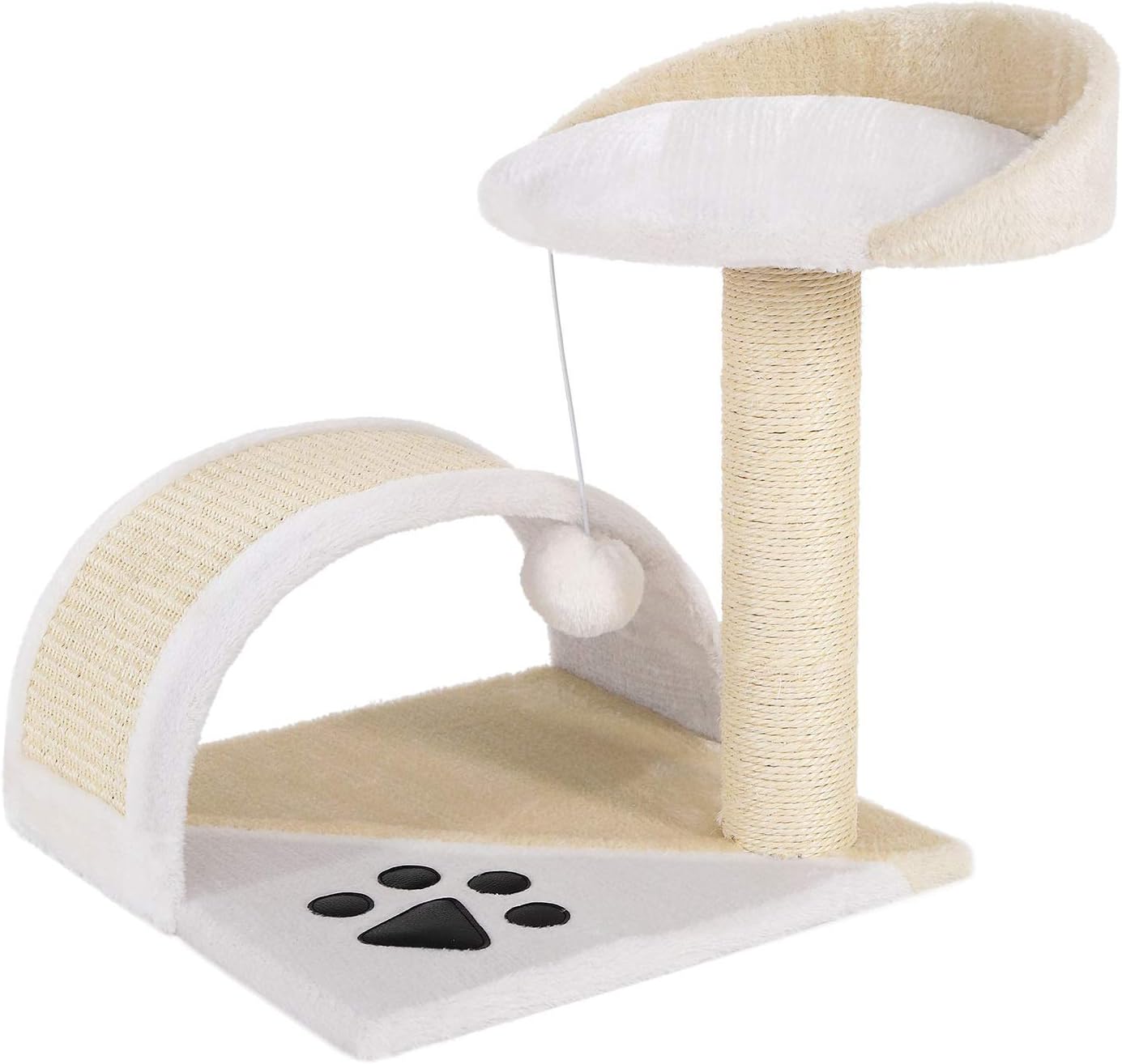 Kratzbaum für Katzen, 43 cm hoch, 43 cm Kratzbaum für Katzen, 43 cm hoch, 43 cm