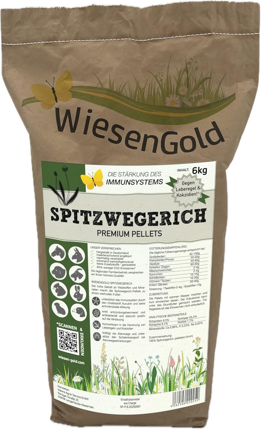 Wegerich für Pferde, Wegerichblätter-Pellets, WiesenGold Wegerich-Pellets/-Kolben (6 kg) – natürlicher Schleimentferner für gesunde Atemwege Wegerich für Pferde, Wegerichblätter-Pellets, WiesenGold Wegerich-Pellets/-Kolben (6 kg) – natürlicher Schleimentferner für gesunde Atemwege